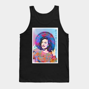 Poster Art Joan Crowford 80s Tank Top